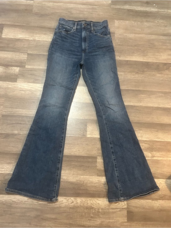 Abercrombie & Fitch Denim - Abercrombie & Fitch Women's Flare Jeans - Medium Wash Blue